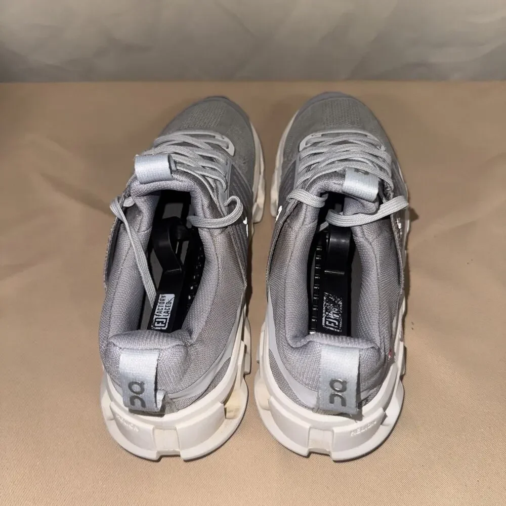 On Running Cloudnova Youth 6.5 Women’s 8 Gray Athletic Running Sneakers Shoes